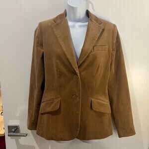 Lauren Ralph Lauren Vintage Corduroy Blazer Equestrian Lined size2